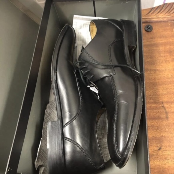 Johnson & murphy, man, men shoes formal, black, leather, size 11.! main image 6